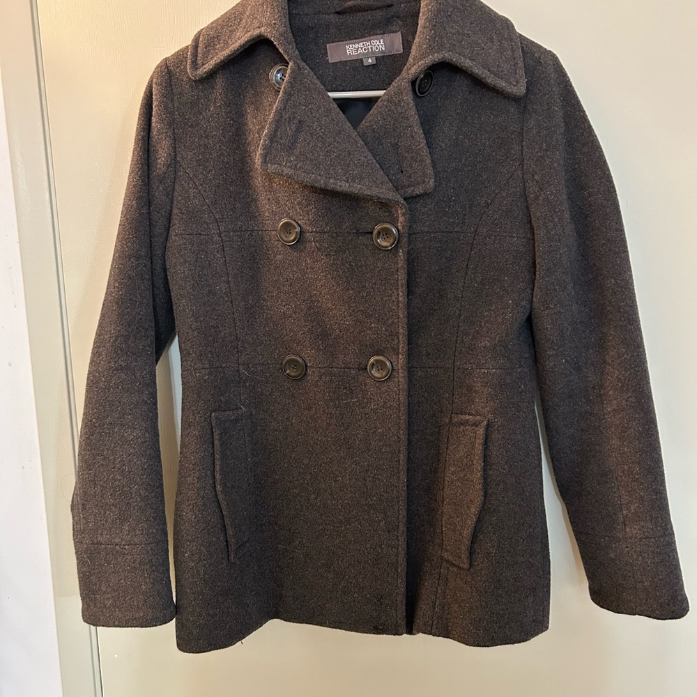 Kenneth Cole Reaction Wool Pea Coat